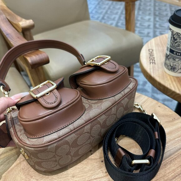 COACH mid-life underarm baguette bag mahjong bag - Picture 3 of 9